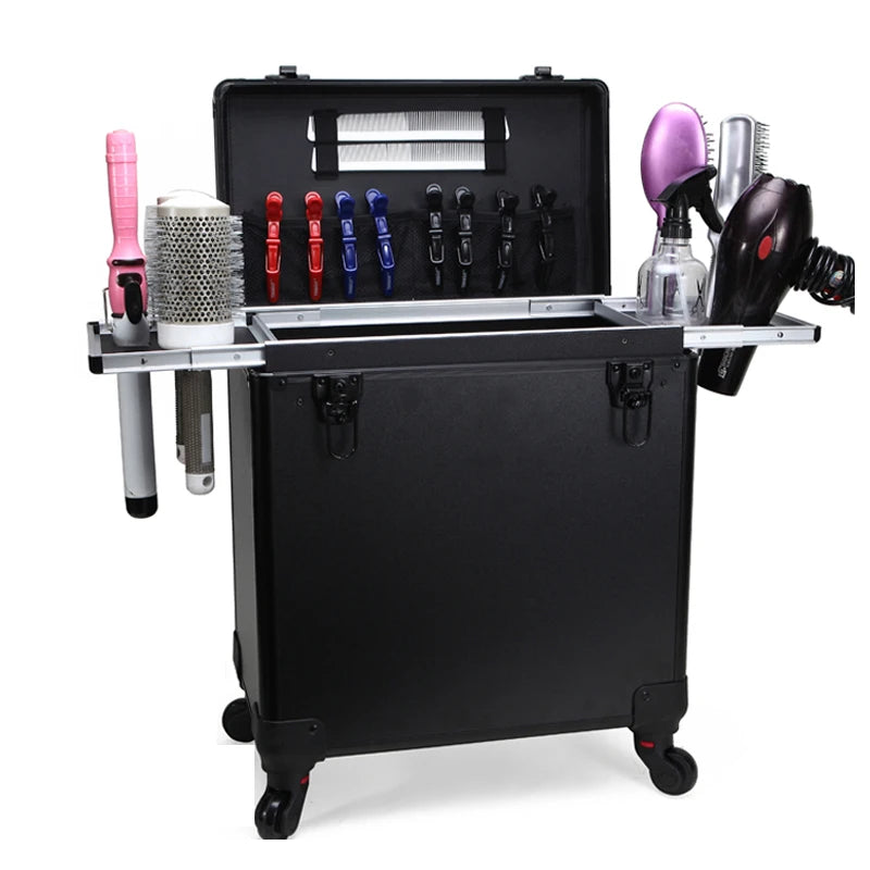 Professional Rolling Makeup & Hairdresser Trolley Case