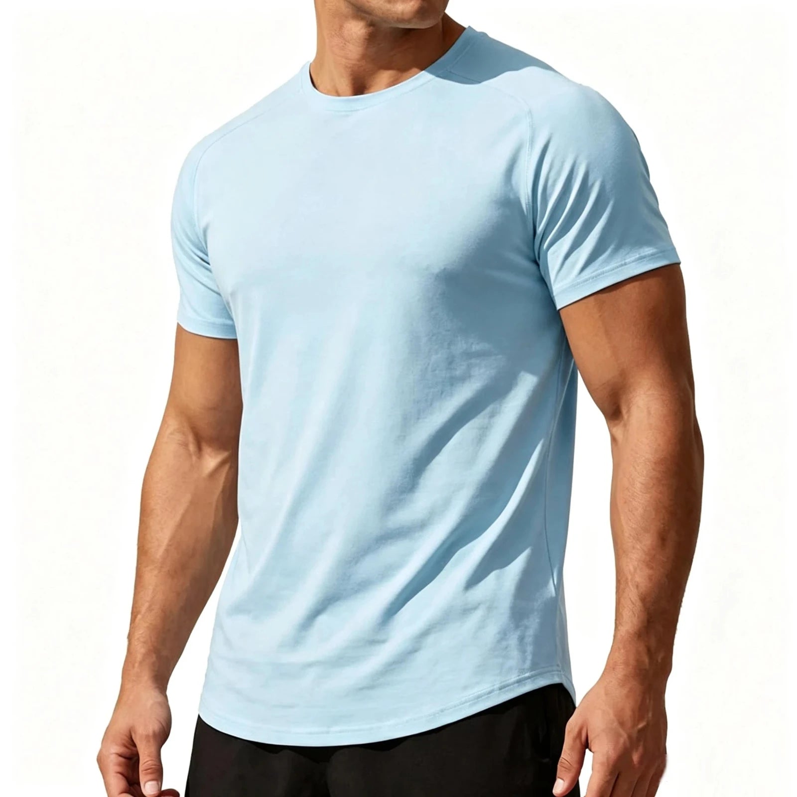 Men's Athletic Fit Cotton Short Sleeve Tee