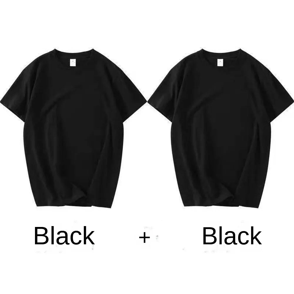 2-Pack Heavyweight Cotton Crew Neck T-Shirts – Unisex