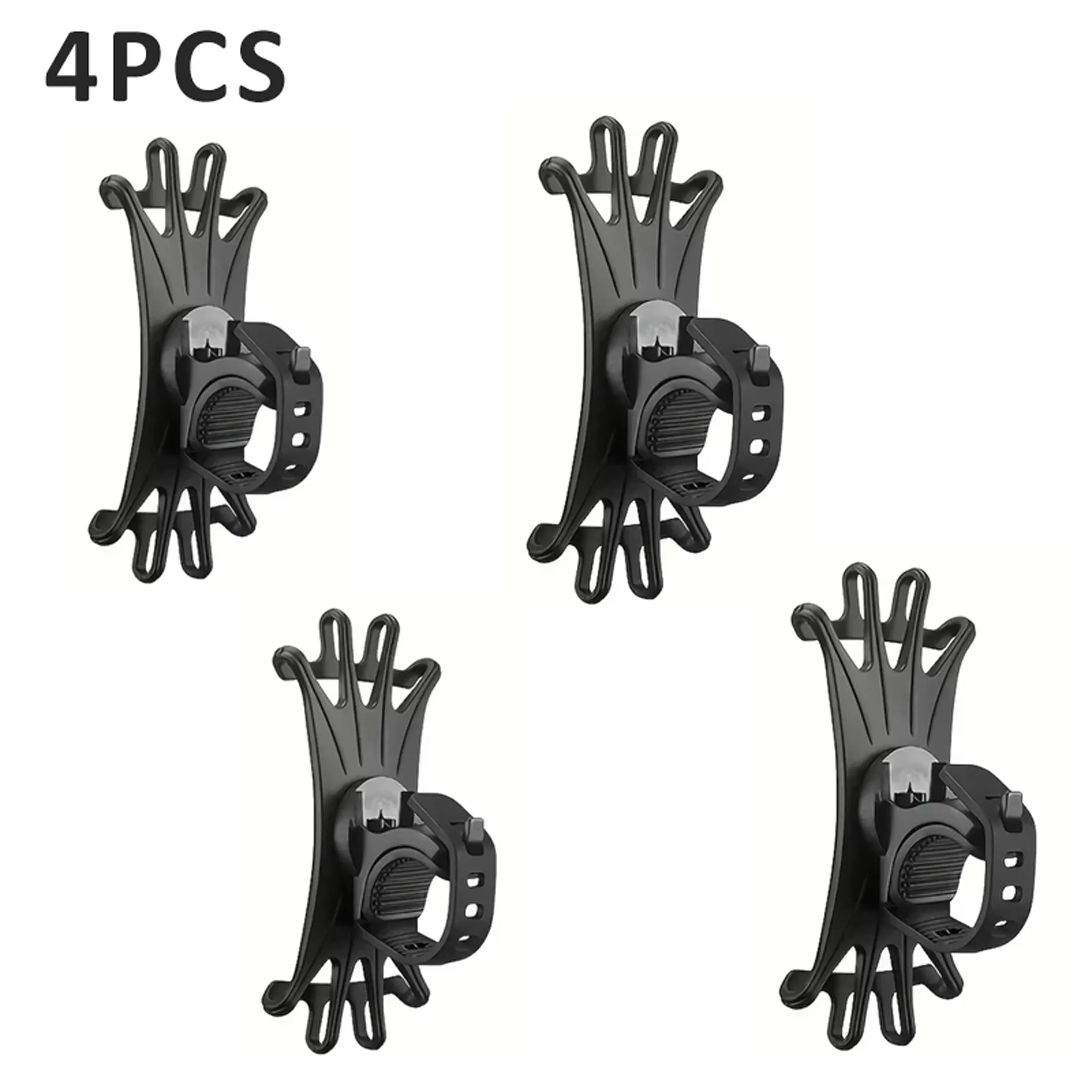 360° Rotatable Silicone Bicycle & Motorcycle Phone Mount Holder