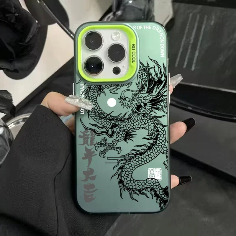 ANISARP Luxury Chinese Dragon Hard Matte Shockproof Phone Case