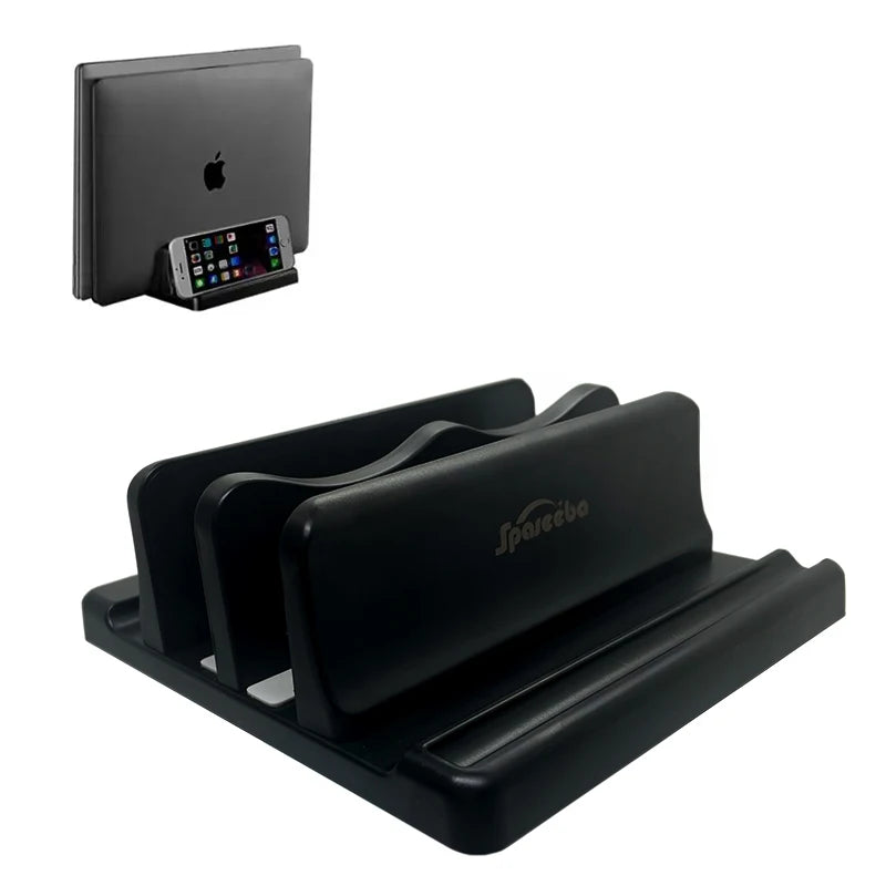 Vertical Laptop Stand & Desktop Space Saver Dock
