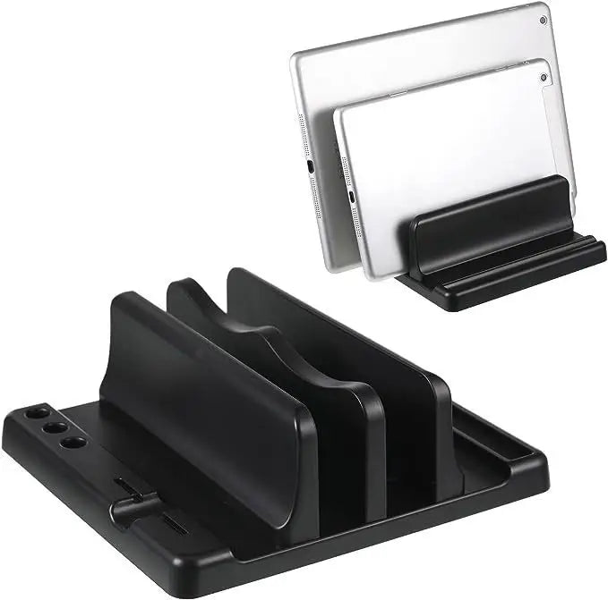 Vertical Laptop Stand & Desktop Space Saver Dock