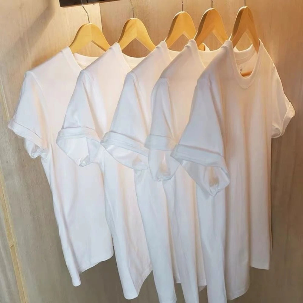2-Pack Heavyweight Cotton Crew Neck T-Shirts – Unisex