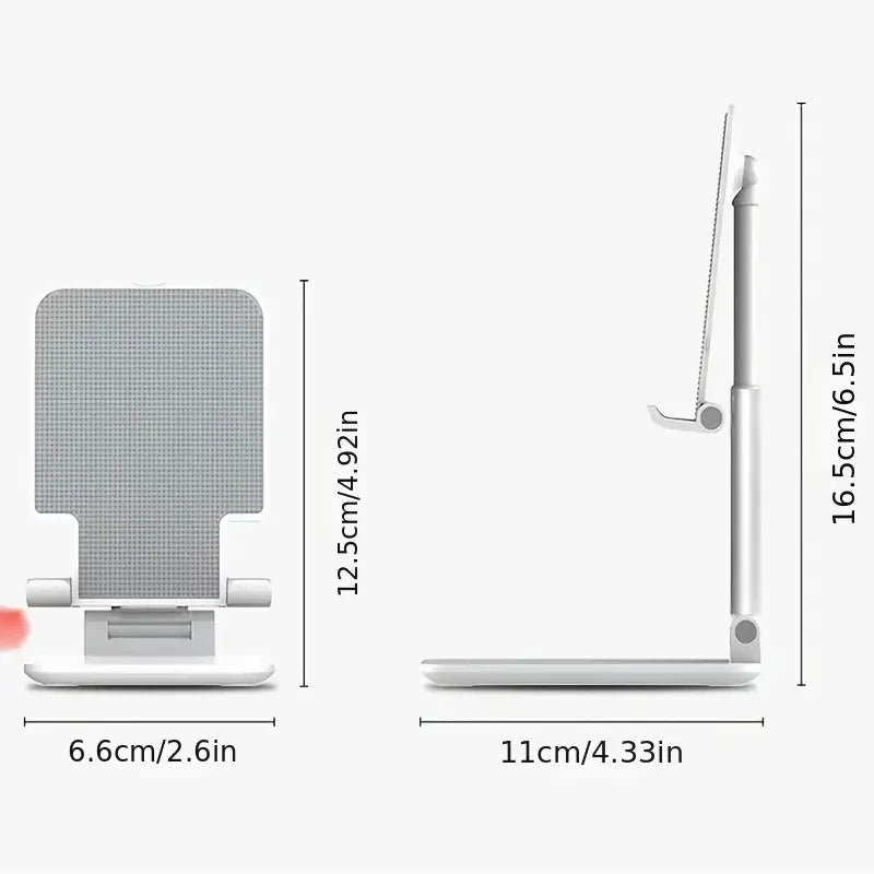 Foldable Desktop Phone & Tablet Stand (Adjustable Height)