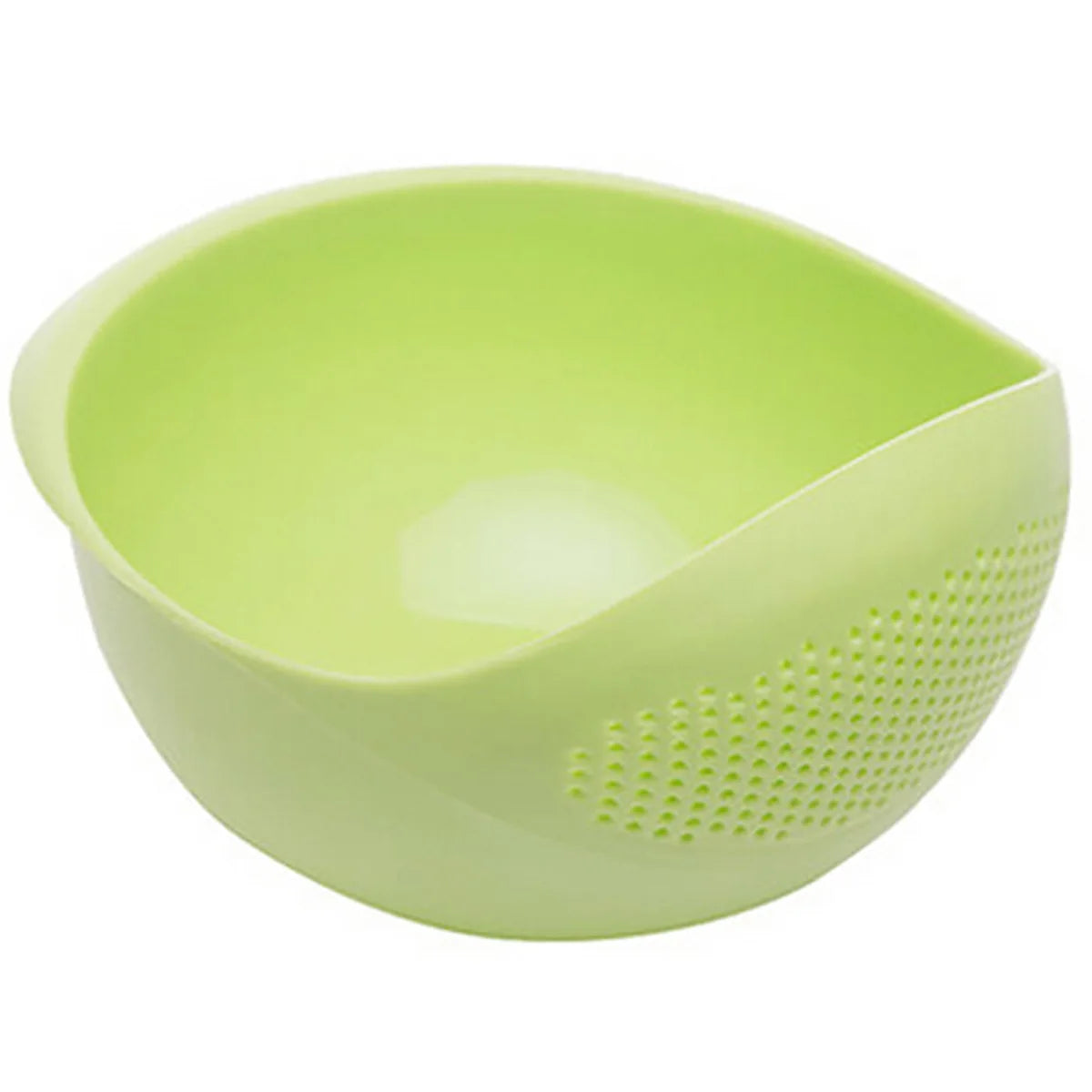 2-in-1 Kitchen Colander & Rice Washing Bowl with Drain Handle