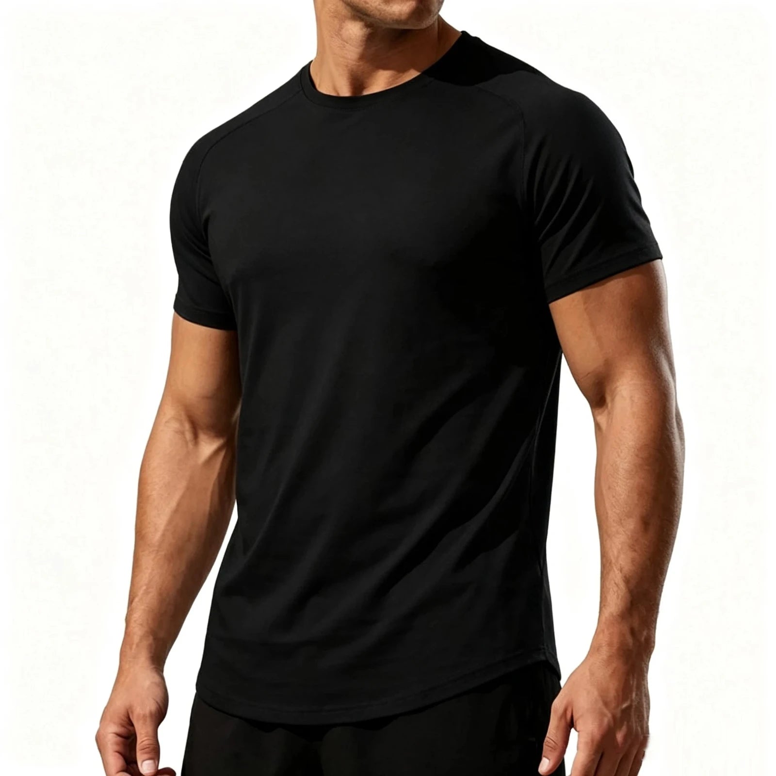 Men's Athletic Fit Cotton Short Sleeve Tee