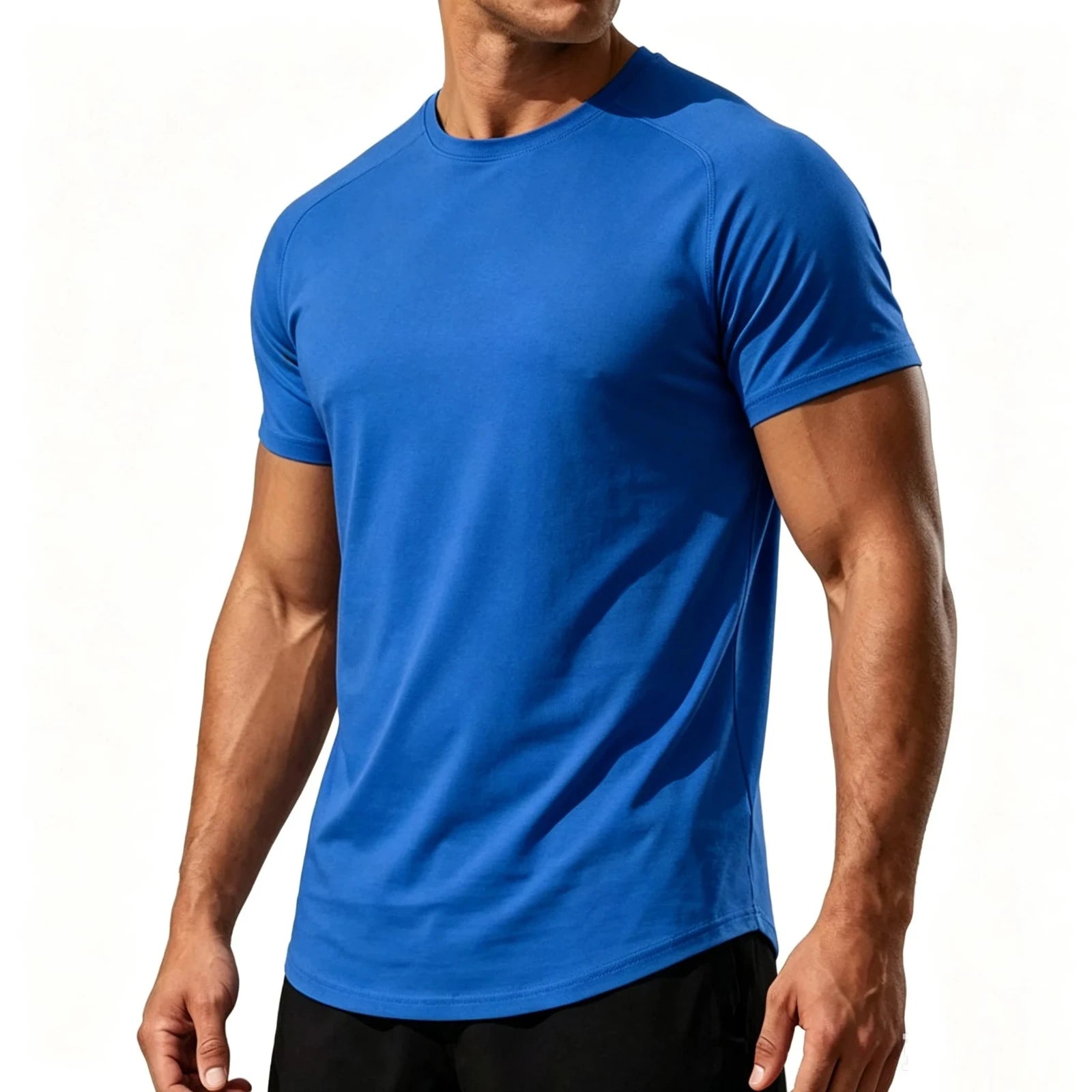 Men's Athletic Fit Cotton Short Sleeve Tee