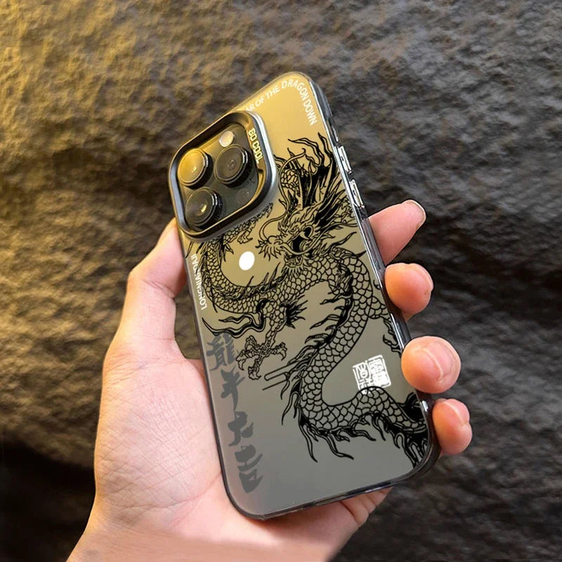 ANISARP Luxury Chinese Dragon Hard Matte Shockproof Phone Case