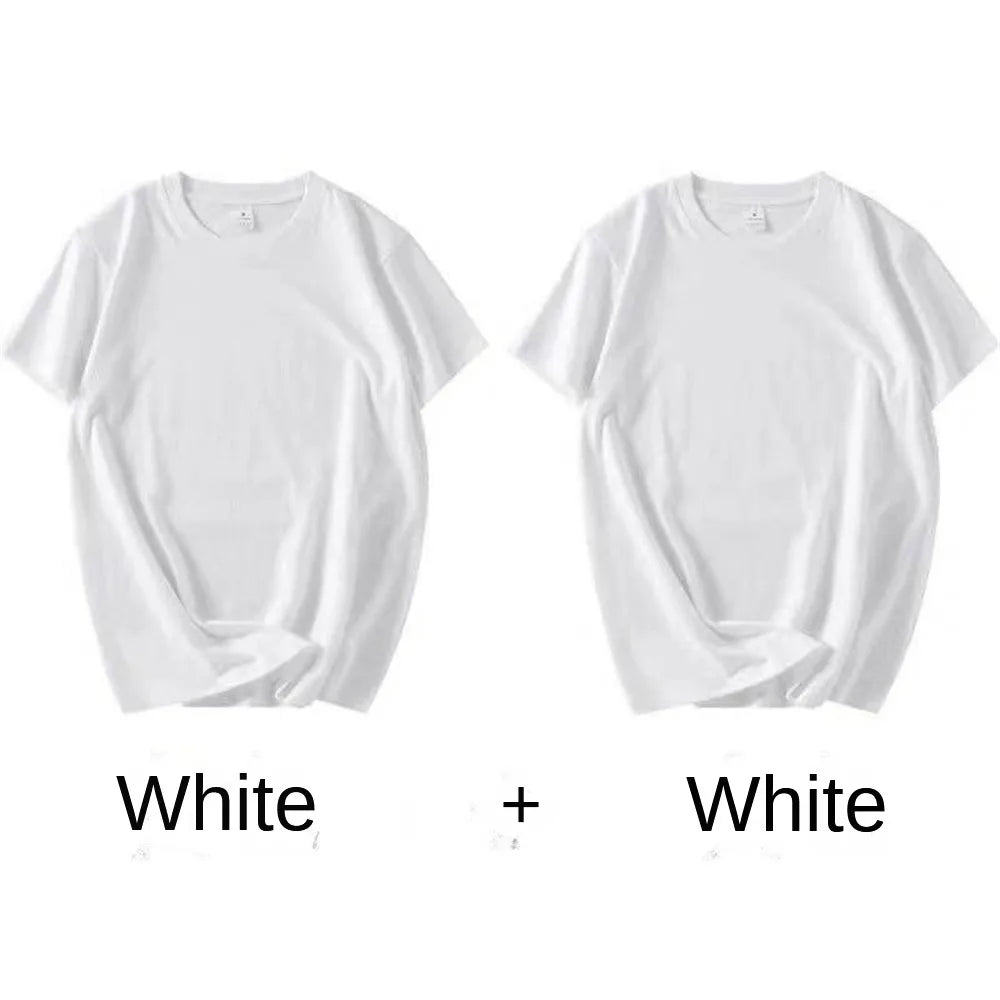 2-Pack Heavyweight Cotton Crew Neck T-Shirts – Unisex