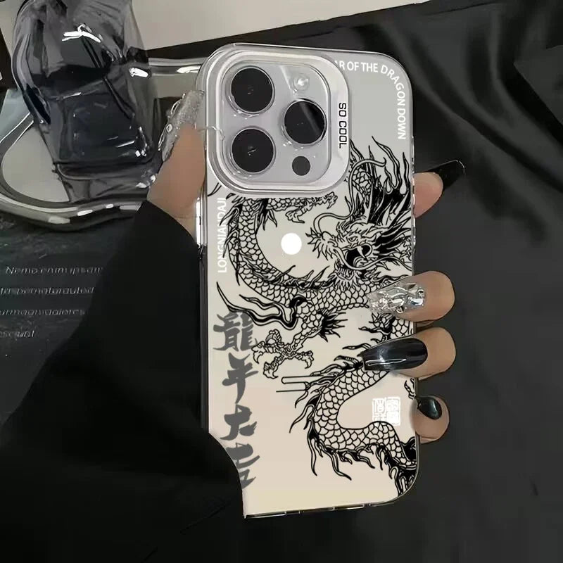 ANISARP Luxury Chinese Dragon Hard Matte Shockproof Phone Case