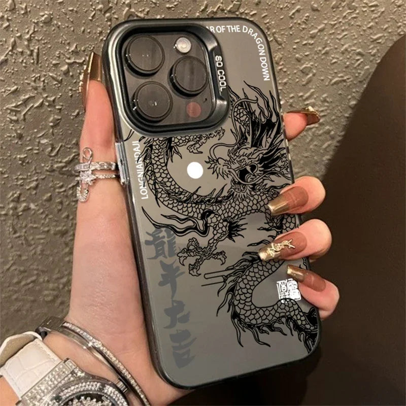 ANISARP Luxury Chinese Dragon Hard Matte Shockproof Phone Case