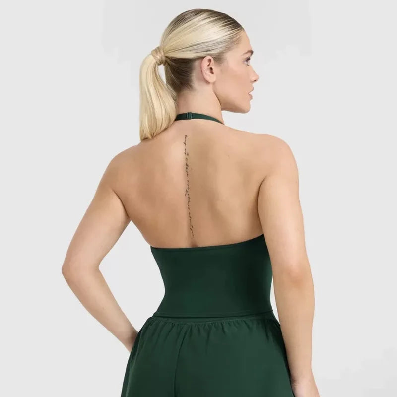Longline Strappy Sports Bra Tank Top