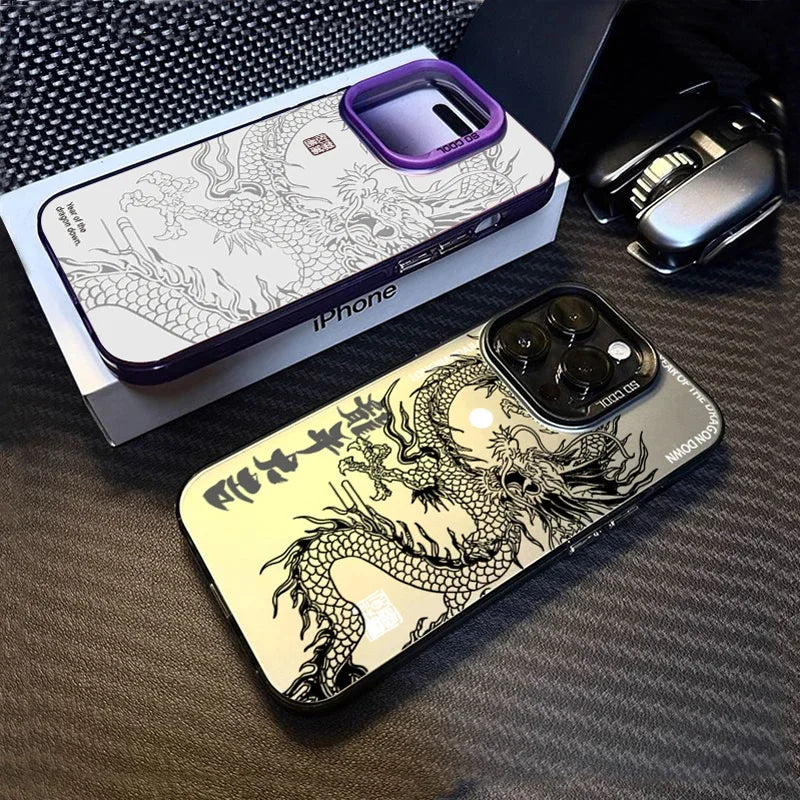 ANISARP Luxury Chinese Dragon Hard Matte Shockproof Phone Case