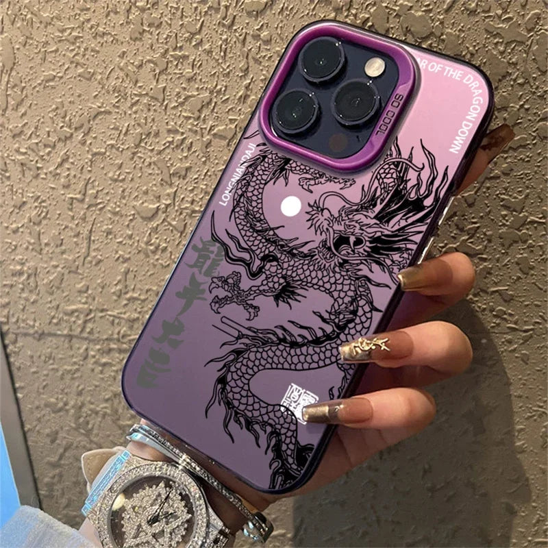ANISARP Luxury Chinese Dragon Hard Matte Shockproof Phone Case